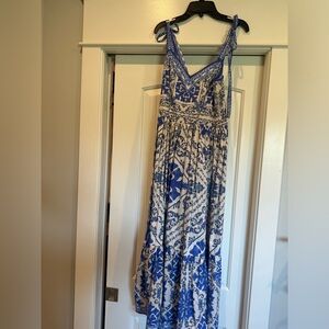 Flying Tomato, tie strap, maxi sundress, size S